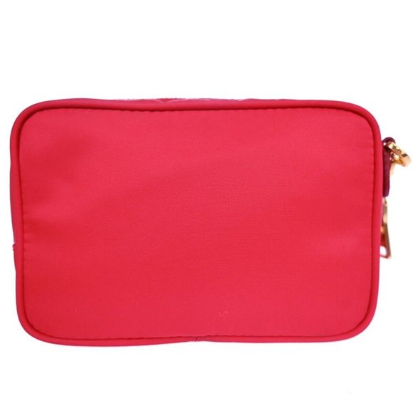 PRADA Tessuto Fiocco Bow Mini 2way Shoulder Bag Nylon Leather Rosso - Picture 13 of 15